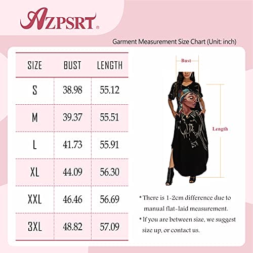 Women's Long Sleeve Casual Swing Simple T-Shirt Loose Dress Black Girl African American Girl Dresses M