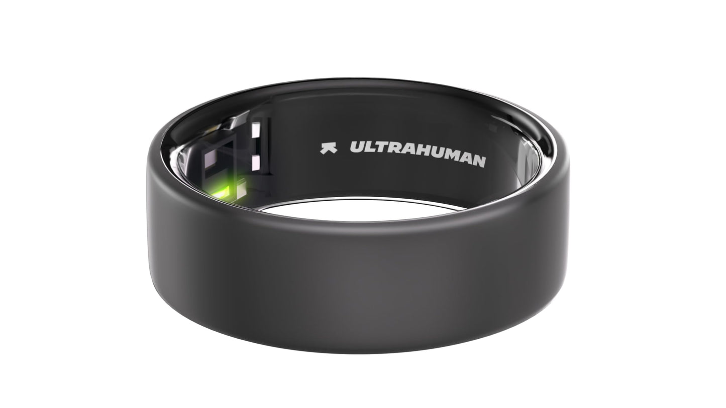 Ultrahuman Ring AIR-Smart Ring Health Tracker, Size First with Ultrahuman Sizing Kit,Sleep Tracker,Smart Ring for Men/Women,Fitness Tracker(Size 11)