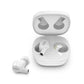 Belkin Wireless Earbuds, SoundForm Rise True Wireless Bluetooth 5.2 Earphones with Wireless Charging, IPX5 Sweat and Water Resistant, With Deep Bass for iPhone, Galaxy, Pixel and More - White