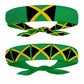 EVERYTHING CROPOVER Jamaica Flag Headband for Carnival, Fitness | Mens Womens Tieback Bandana Sweatband Thigh Leg Garter