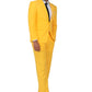 YOUTHUP Men's 2 Piece Slim Fit Suits 1 Button Business Wedding Suit Formal Blazer and Trousers, Yellow, XL