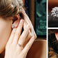 Celebrity Jewelry Shining AAA Cubic Zirconia Crown Solitaire Stud Earrings for Women