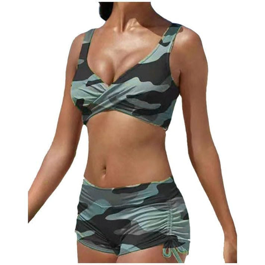Womens Halterneck Strapless Push up tie dye Bikini Set Swimsuit，Cheap Stuff Under 1 Pound