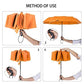 ZOMAKE Compact Umbrella, Auto Open & Close Travel Folding Umbrella, Windproof Fast Drying Umbrella with 10 Ribs, Slip-Proof Handle Design for Easy Carry(Orange/New)