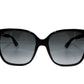 Gucci Women's Lightness Square Sunglasses, Black/Grey, One Size