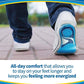 Dr. Scholl's Energizing Comfort Everyday Insoles with Massaging Gel®, On Feet All-Day, Shock Absorbing, Arch Support,Trim Inserts to Fit Shoes, Men's Size 8-14, 1 Pair