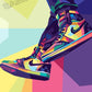 Jordan In Pop Art Nike Poster Film Sport Shoes Photo Wall Art Picture Poster A4