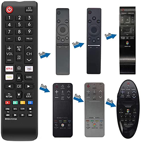 Newest Universal Remote Control for All Samsung TV Remote Compatible All Samsung LCD LED HDTV 3D Smart TVs Models