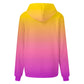 Womens Hoodies Fleece Lined 1/2 Zip Up Workout Sweatshirt Solid Color Crop Tops with Kangaroo Pocket Hoodie Women Orange XXL