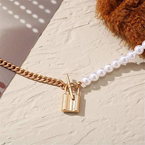 Janly Clearance Sale Women Necklaces & Pendants, Metal Alloy Hollowing Out Necklace Inlaid Confession Lady Jewelry Gift, Valentine's Day Birthday Jewelry Gifts for Ladies Girls (Gold)