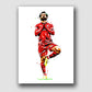 LIVERPOOL - MO SALAH - FRAMED FOOTBALL ART PRINT