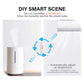 XRC TECH Tuya Zigbee Temperature And Humidity Sensor Smart Home Tuya Smart Life APP Real-time Monitoring Work with Alexa Home Gateway Required