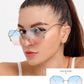 BSITSSS 3 Pcs Rimless Sunglasses Women Large Sunglasses UV 400 Polarized Sunglasses Ladies Sunglasses