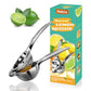 Rekix Lemon Squeezer, Heavy Duty Lemon Juicer, Stainless Steel Lime Squeezer, Manual Citrus Press, Orange Juicer Handheld, Hand Press Fruit Juicer, Exprimidor De Limones