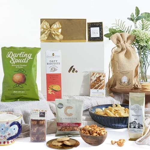 Gourmet Gift Hamper For Foodies - With Premium & Indulgent Sweet and Savoury Treats | Food Gifts For Men, Birthday Hampers For Women, Thank You Hampers & Gourmet Gifts, By Clearwater Hampers