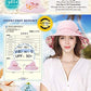 Comhats Ladies Bucket Summer Sun Hat Foldable Beach Cap Wide Brim UPF50+ Packable for Women Beige