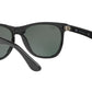 Ray-Ban RB4184 Square Sunglasses, Black/Green, 54 mm