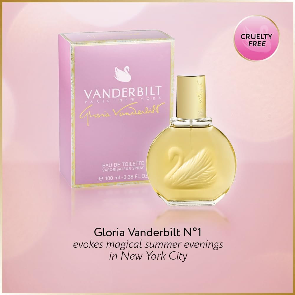 Gloria Vanderbilt N°1 Eau De Toilette 100ml Spray, Floral Female Perfume, Fragrance For Women, Eau De Toilette For Women, Elegant Womens Perfumes - Genuine Gloria Vanderbilt Perfume for Women