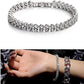 mciskin Bracelets for Women Crystal Zircon Roman Style White Silver Plated CZ Classic Tennis Bracelet (A-Silver)