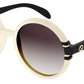 Gucci GG1067S White Black/Brown Grey Shaded 58/20/140 women Sunglasses