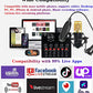 Podcast Equipment Bundle, BM-800 Recording Studio Package with Voice Changer, Live Sound Card - Audio Interface for Laptop Computer Vlog Living Broadcast Live Streaming YouTube TikTok (AM100-V8)