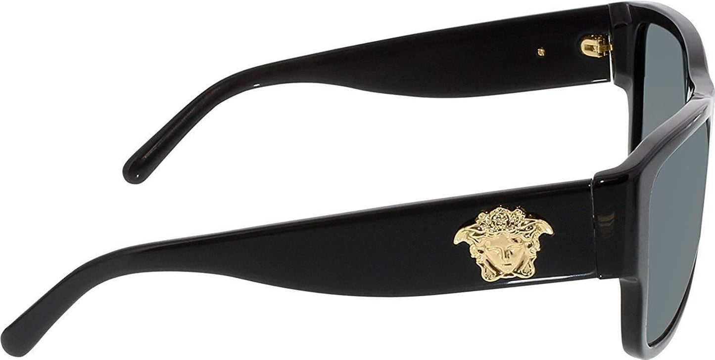 Versace Men's VE4275 Sunglasses, Black, 58/18/140