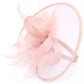 Topkids Accessories Fascinator for Women - Elegant Wedding Fascinators with Headband, Perfect Hair Accessory for Wedding Guests (Dusky Pink)