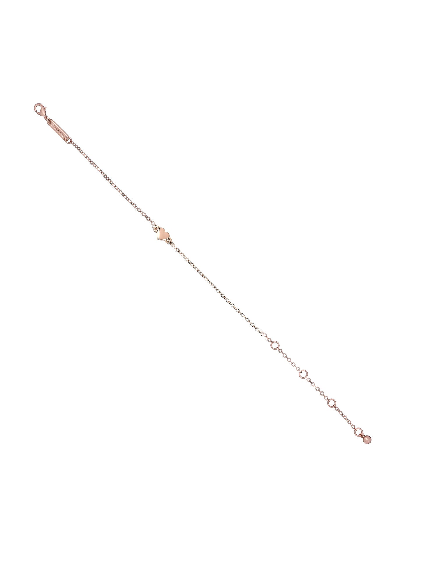 Ted Baker Harsa Tiny Heart Bracelet For Women (Rose Gold)