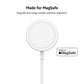 Belkin BoostCharge Pro Portable Wireless Charger Pad with MagSafe (Fast charging up to 15W, Pop-up stand for flawless compatibility with iPhone 14, 13 and iPhone 12 series, PSU not included) – White