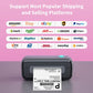 Itari 4X6 Shipping Thermal Label Printer for Shipping Packages - Sticker Printer 246S for Small Business and Home use, Barcode label for Amazon Etsy eBay RoyalMail Shopify (Black)