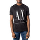 Armani Exchange Men's Logo Icon T Shirt, Black, M UK