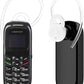 Hipipooo Mini Smallest Mobile Phone BM70,Mini Wireless Dialer,Bluetooth Tiny Headset