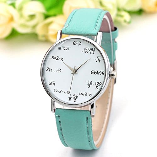 ROSSOM Men Watch Items Digital Wristwatches Watches for Women Mathematical Equation Watch Without Scale Belt Ladies Watches