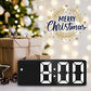 Criacr Digital Alarm Clock Bedside with 6.5" Large Display, Type-C/Battery Powered Alarm Clock with Snooze, Date, Bedside Clock with 5 Levels Adjustable Brightness, DST Function, for Bedroom,Office