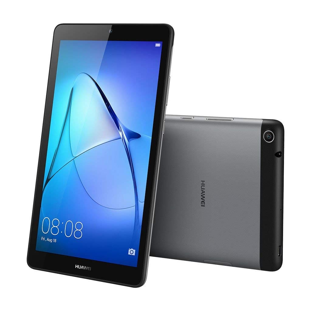 Huawei MediaPad T3 7in Tablet - (MEDIATEK Quad-core 1.4GHz, RAM 1GB, ROM 16GB, IPS-Display) - Space Grey (Renewed)