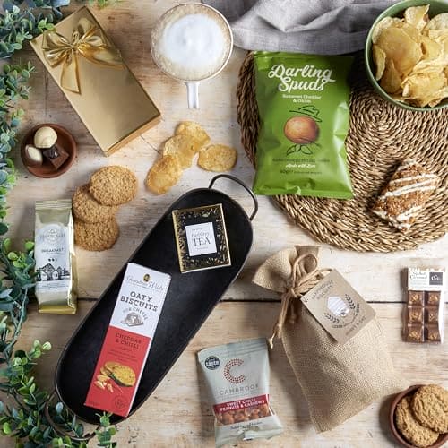 Gourmet Gift Hamper For Foodies - With Premium & Indulgent Sweet and Savoury Treats | Food Gifts For Men, Birthday Hampers For Women, Thank You Hampers & Gourmet Gifts, By Clearwater Hampers