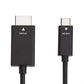 Amazon Basics Premium Aluminum USB-C (Source) to HDMI (Display) Cable Adapter (Thunderbolt 3 Compatible) 4K@60Hz, 1.8 metres, Black