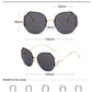 BSITSSS 3 Pcs Rimless Sunglasses Women Large Sunglasses UV 400 Polarized Sunglasses Ladies Sunglasses