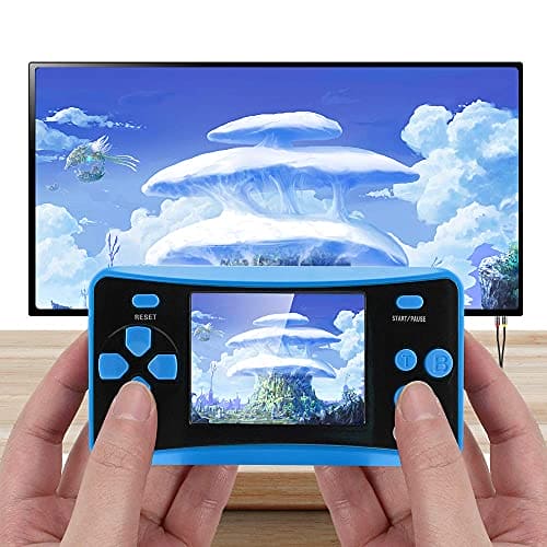 Haopapa Handheld Game Console for Children,Retro 182 Classic Games Portable 2.5" LCD Screen Video Game Player Support for Connecting TV Retro Video Gaming System for Kids Boys Girls Ages 4-12