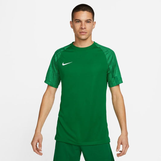 NIKE DH8031-302 M NK DF Academy JSY SS T-Shirt Men's Pine Green/Hyper Verde/White Size M