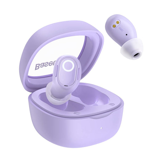 Baseus Earphone Bluetooth Bowie WM02 TWS, BT 5.3 wireless in-earbuds Purple (NGTW180005)