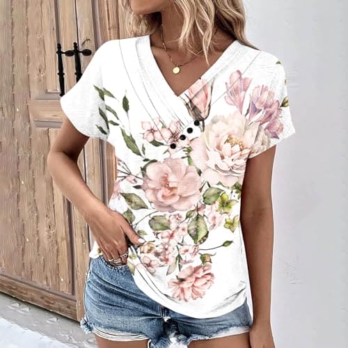 Women Summer Tops Linen Cotton Blouses Long Sleeve Button up t-Shirt Fashion Summer tees,Todays Deals,Today's Deals of The Day,Cheap Stuff,Cheap Stuff Under 1 Pound