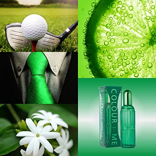 Colour Me | Green | Eau de Toilette | Fragrance Spray for Men | Oriental Fougere Scent | 1.7 oz