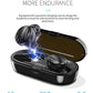 Bluetooth Headphones, Bluetooth 5.0 Wireless Earphones in Ear Stereo Sound Microphone Mini Wireless Earbuds with Headphones and Portable Charging Case for iOS Android PC XA-2