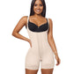 Forma Tu Cuerpo, Faja Colombiana, Short Bodysuit, Abdomen Control & Butt Lifter. Waist Definition 3 Hooks-3XS, Beige