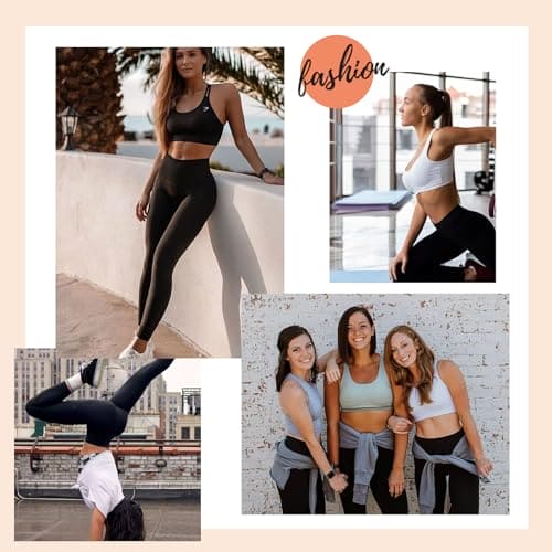 DDOBB 3 Pack Leggings for Women High Waisted Black Leggings Tummy Control Stretchy Pants Trousers for Gym Fitness Yoga Running Regular&Plus Size(Black *3 with Pockets)