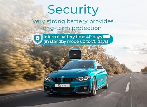 SALIND 11 4G - Magnetic GPS Tracker for Cars, Other Vehicles and Business - UK & Worldwide Real Time Tracking, Safe Area, Route Memory System and Alarms - Battery up to 70 Days (standby)