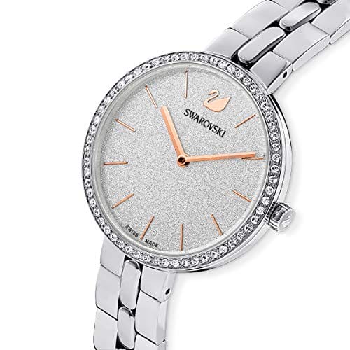 Swarovski Cosmopolitan watch, Metal bracelet, Silver tone, Stainless steel