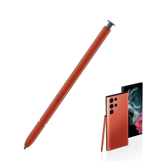 Galaxy S22 Ultra S Pen Replacement for Samsung Galaxy S22 Ultra 5G 6.8" SM-S908U All Versions Stylus Pen (Without Bluetooth) (Orange) + 5X Replacement Tips/Nibs