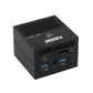 Fusion5 FMP4 Mini PC Windows 11 Pro - Intel Quad Core Mini Computer, 128GB Storage and 8GB RAM - Mini Desktop Computer with Dual Band WiFi, HDMI, USB 3.0, Micro SD Card Slot - Small & Portable